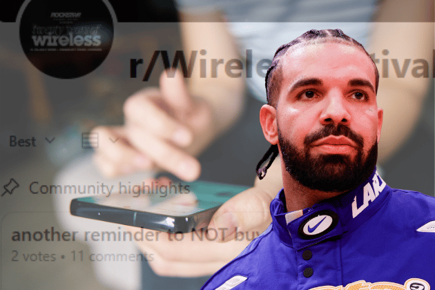 Drake fans reacting on social media in 2025