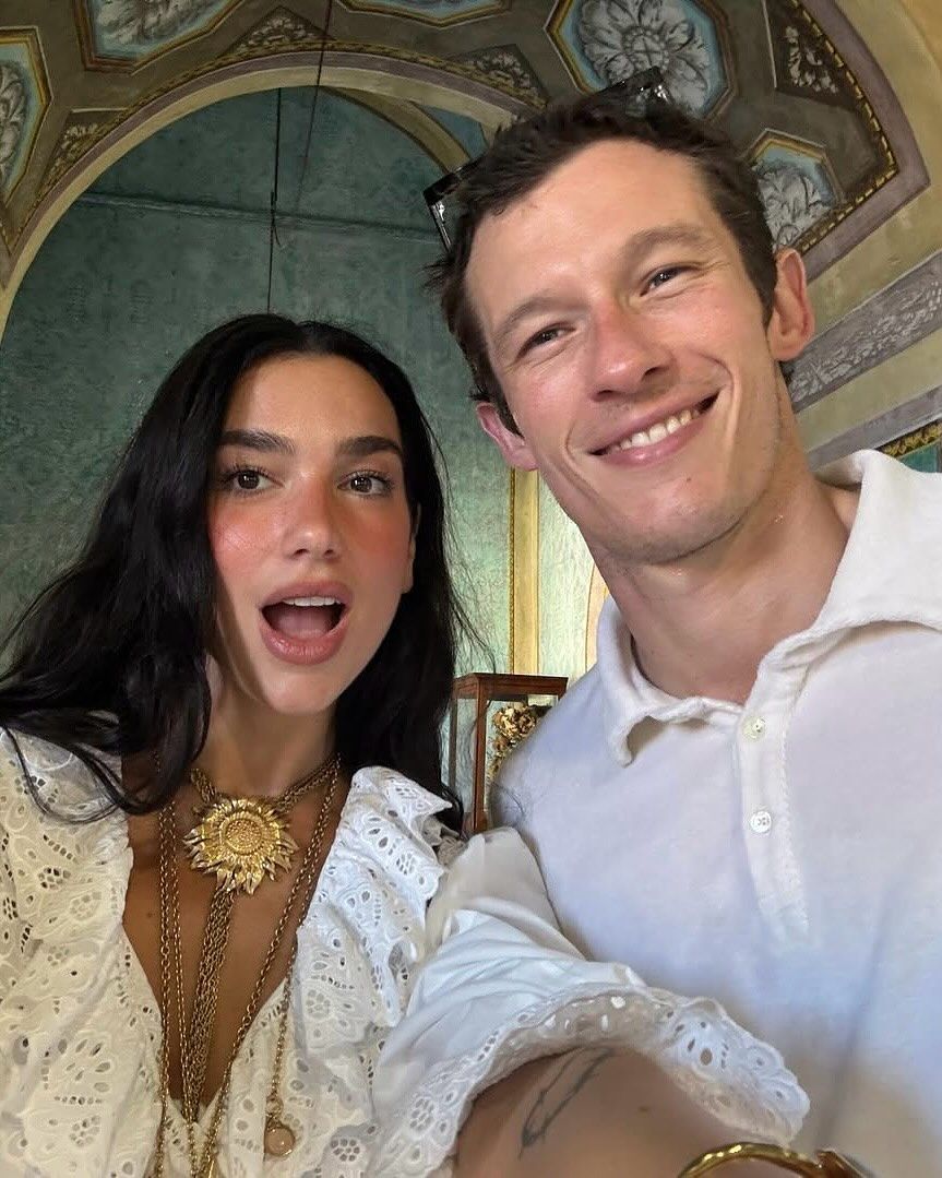 Dua Lipa and Callum Turner at their Italian wedding celebration