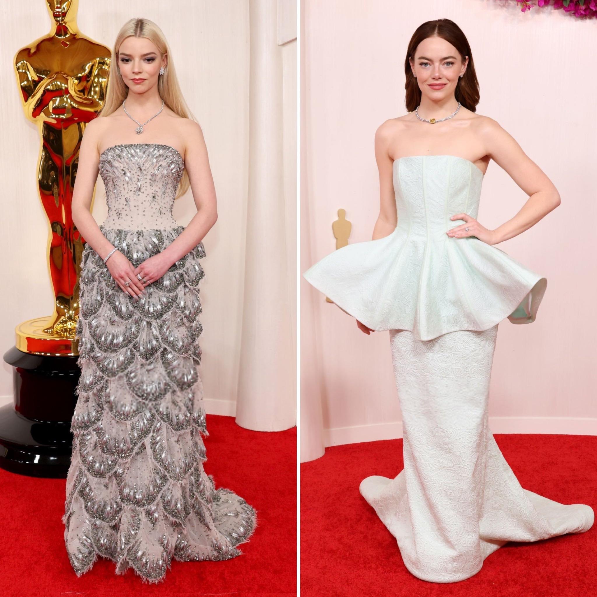 Emma Stone and Anya Taylor-Joy at celebrity event