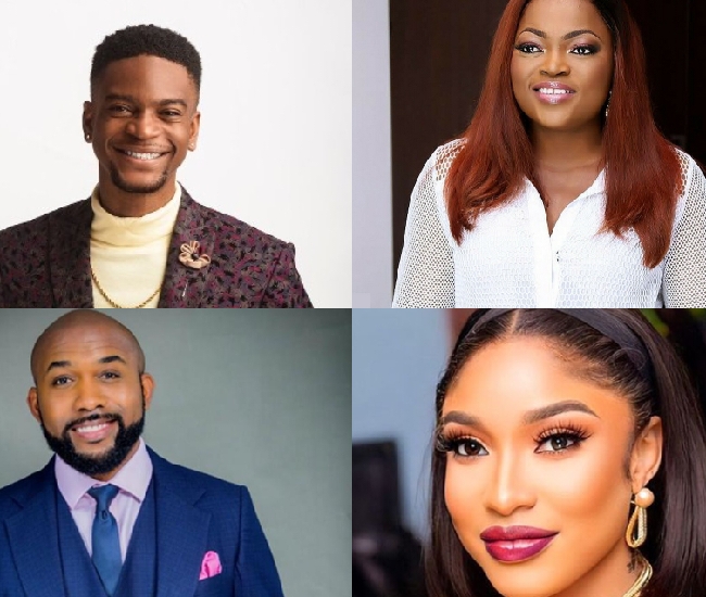 Nigerian entertainment industry figures at a public forum or event