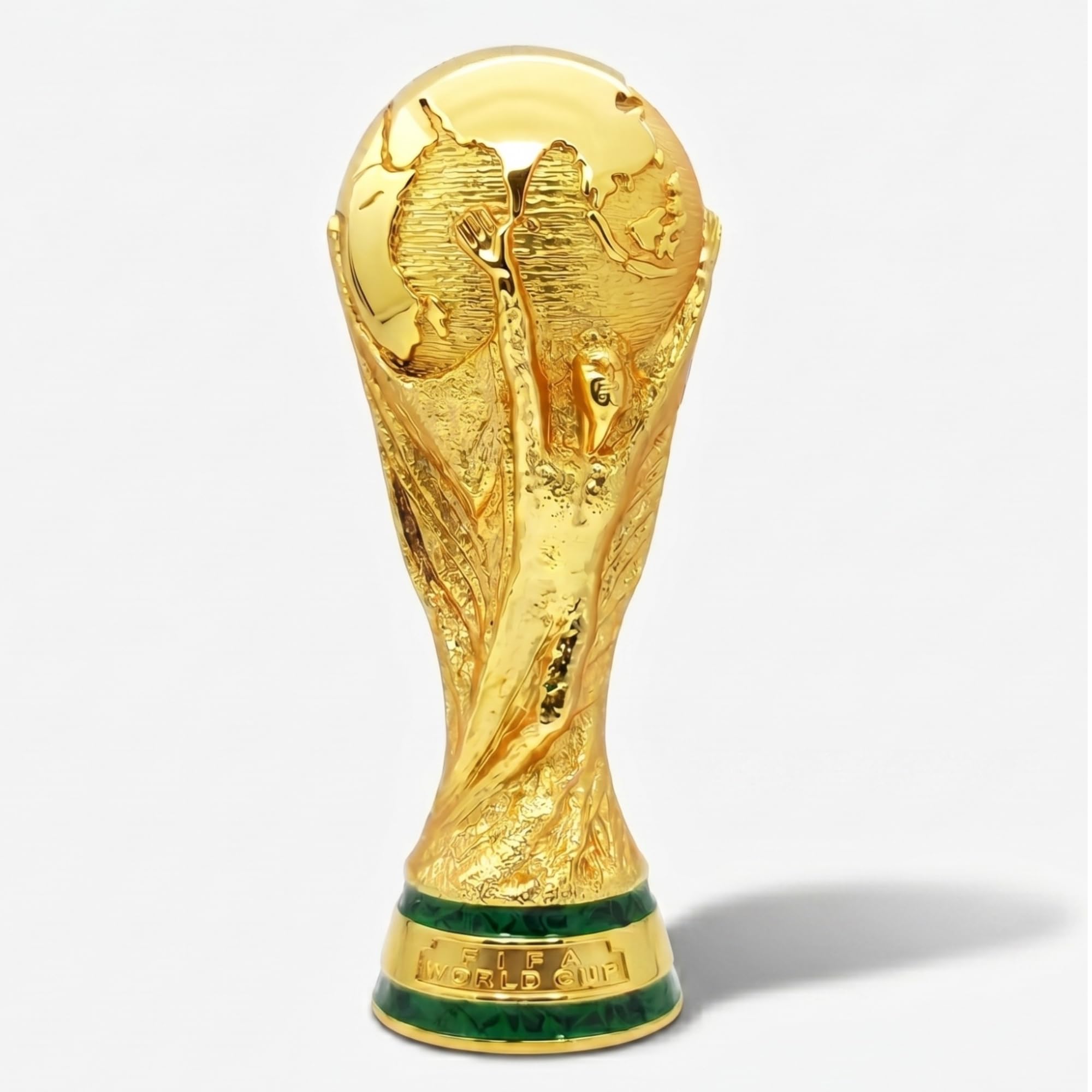 FIFA World Cup trophy on display
