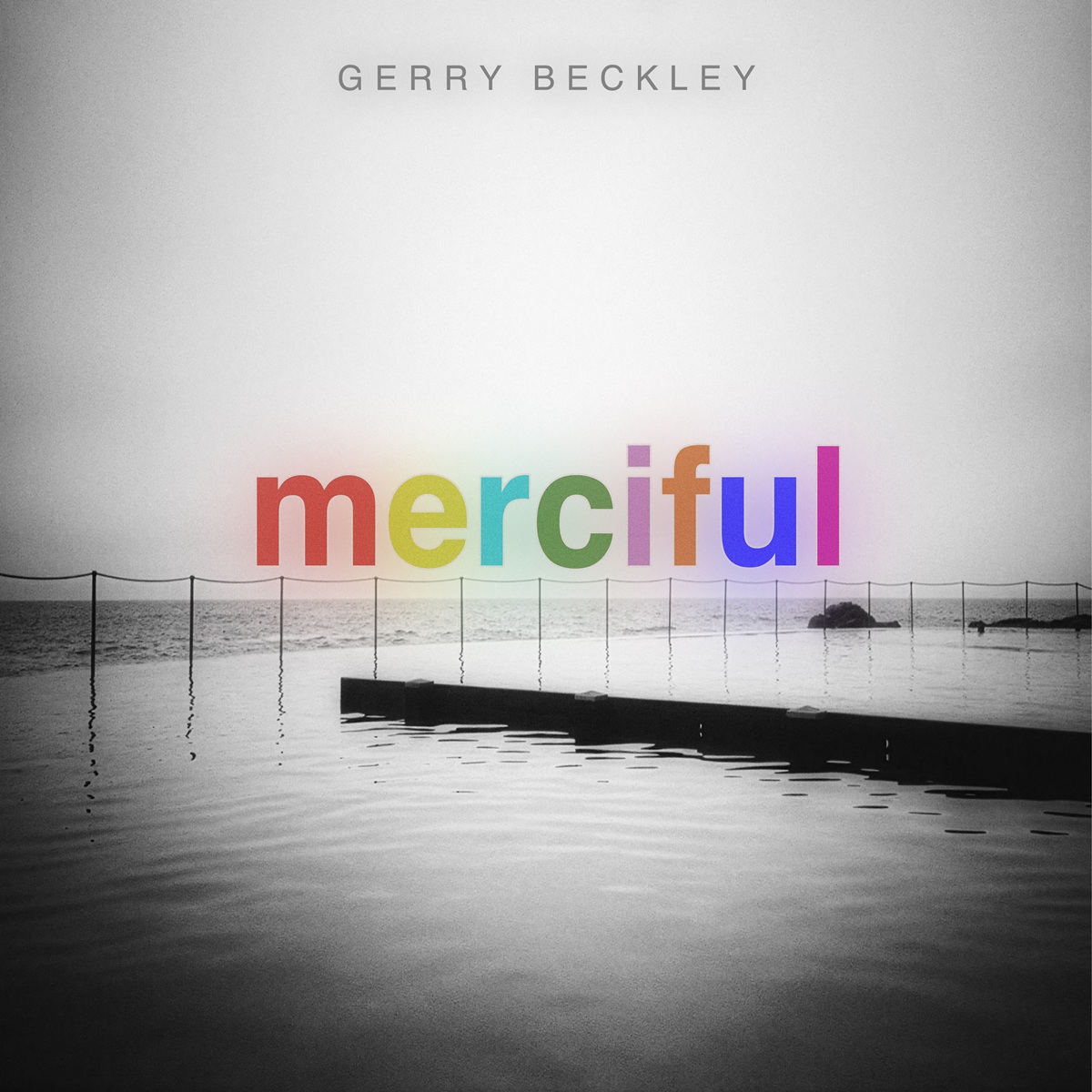 Gerry Beckley MERCIFUL solo album cover and promotional material