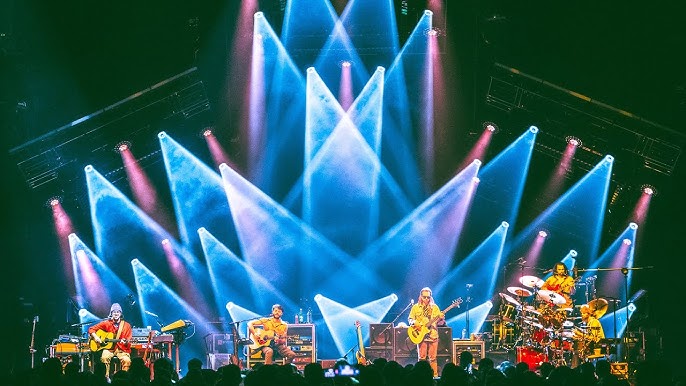 Goose band on stage during a live show