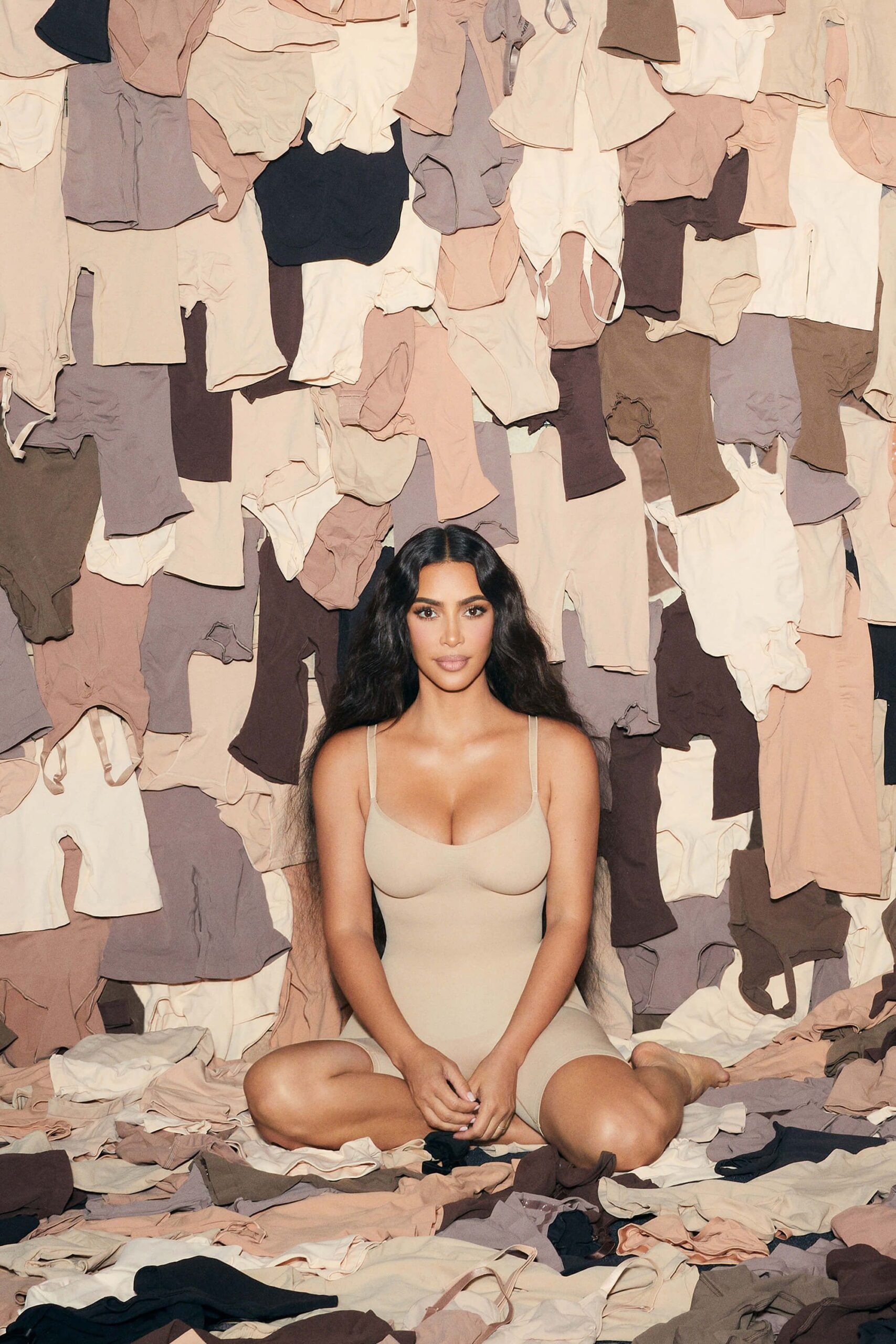 Kim Kardashian Skims brand promotional campaign