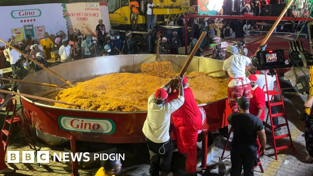 Hilda Baci world's largest serving of jollof rice