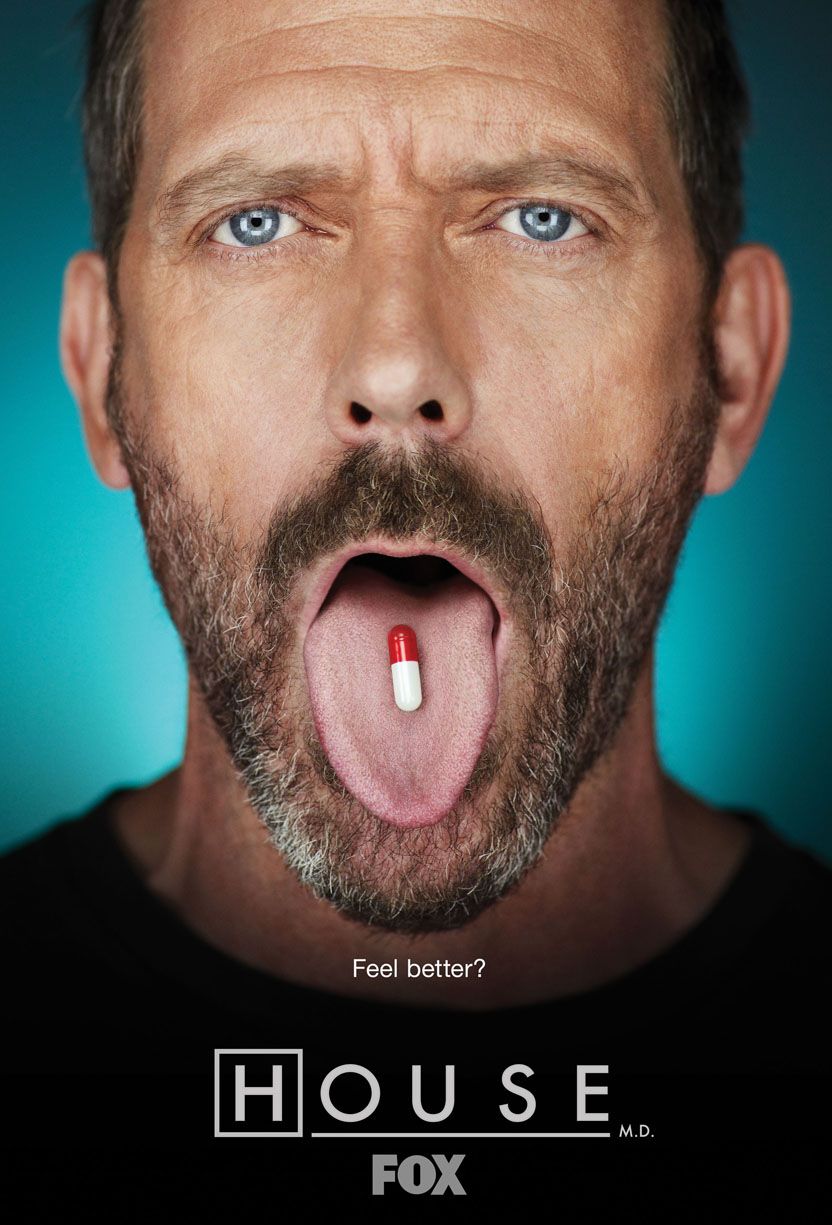 Hugh Laurie in his iconic role as Dr. House
