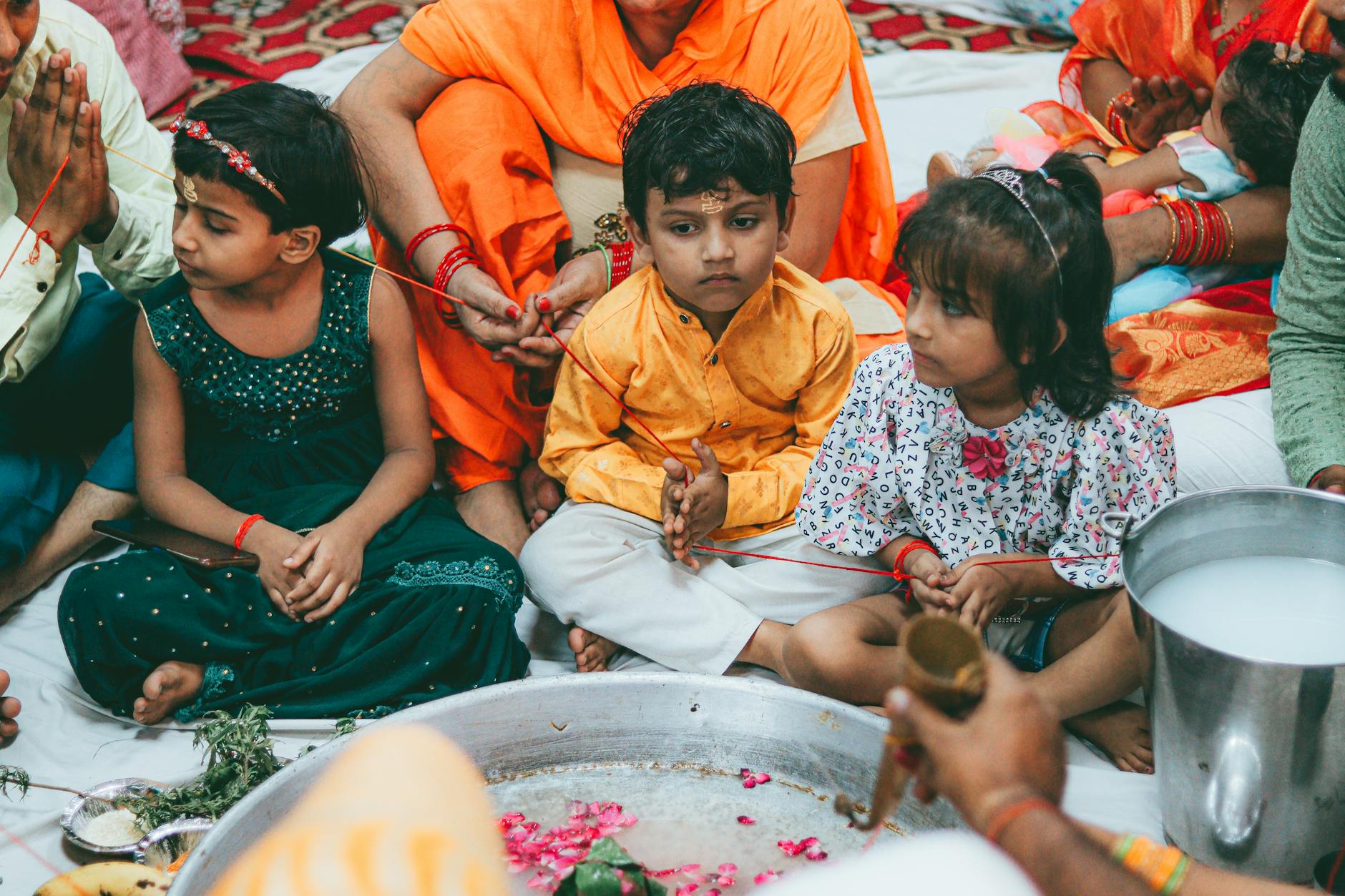 Families from diverse backgrounds enjoying Indomie's Children's Day celebration together