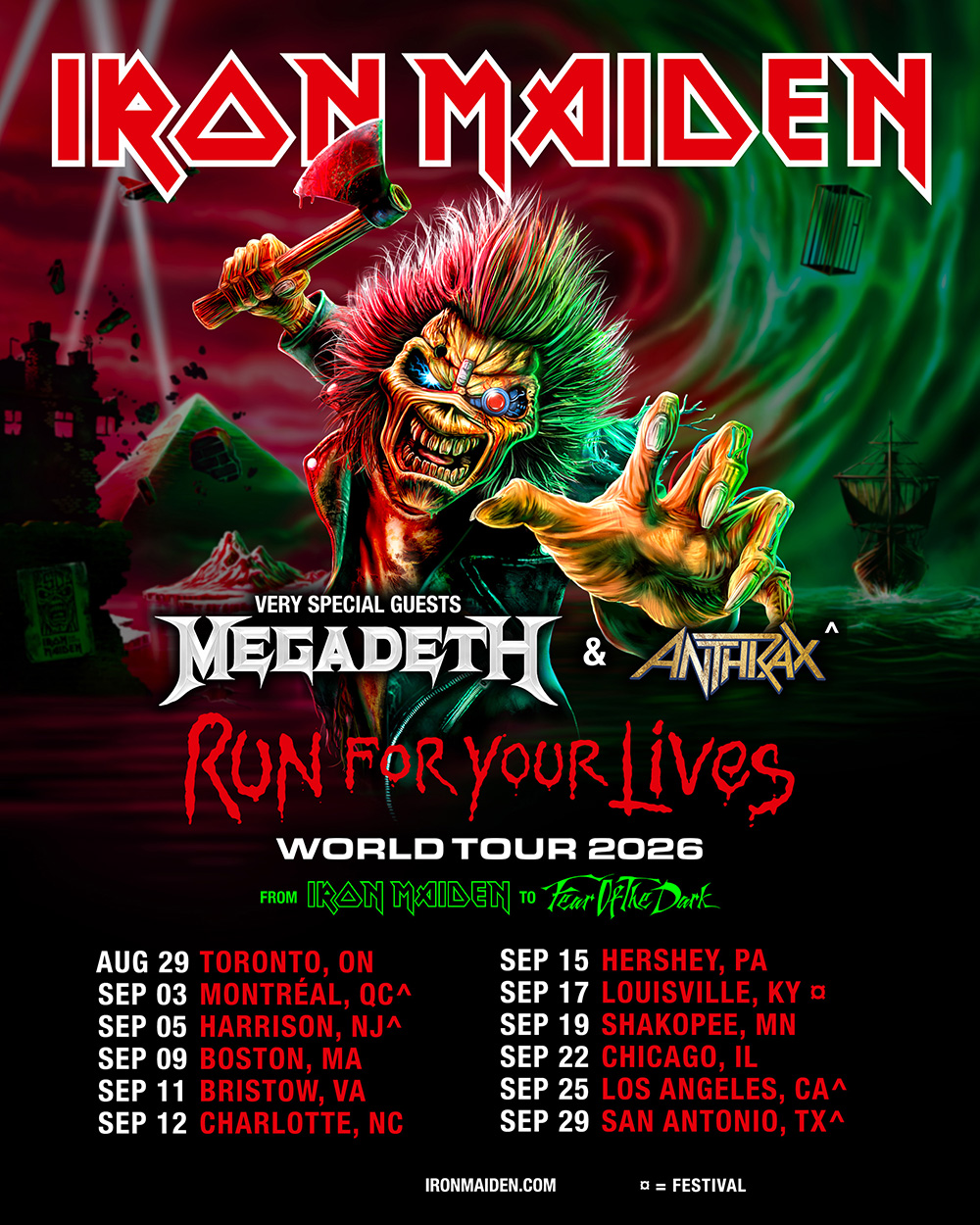 Iron Maiden Are Going Phone-Free in Paris - And Yes, They're Filming the Whole Thing