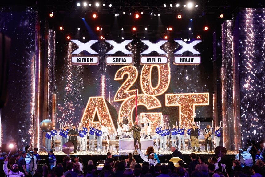 Performer on the America's Got Talent stage during auditions