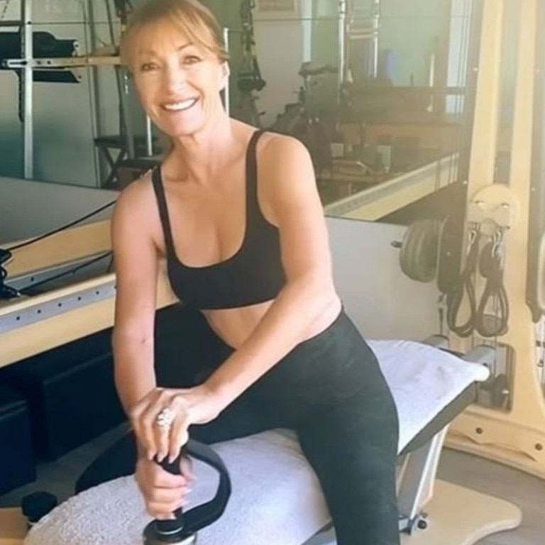 Jane Seymour discussing her health and wellness routine