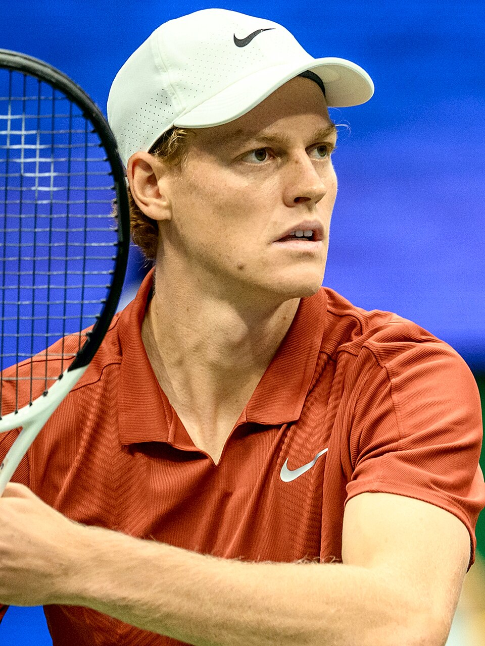 Jannik Sinner during his early professional tennis career
