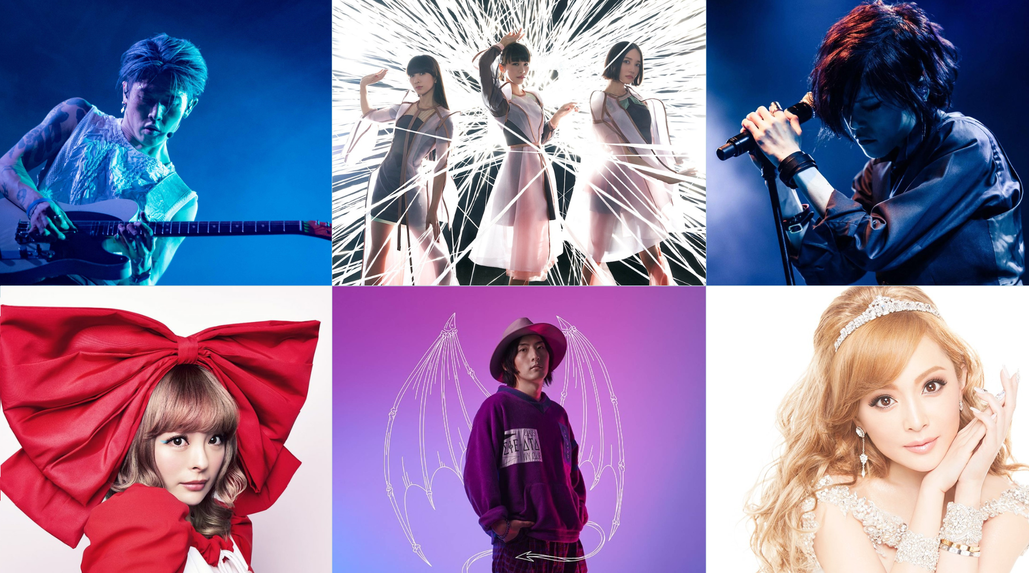 Japanese music performers representing Japan's global music culture