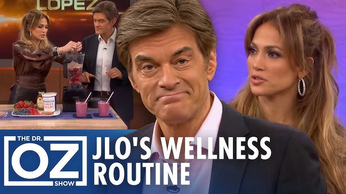 Jennifer Lopez discussing her health and wellness journey