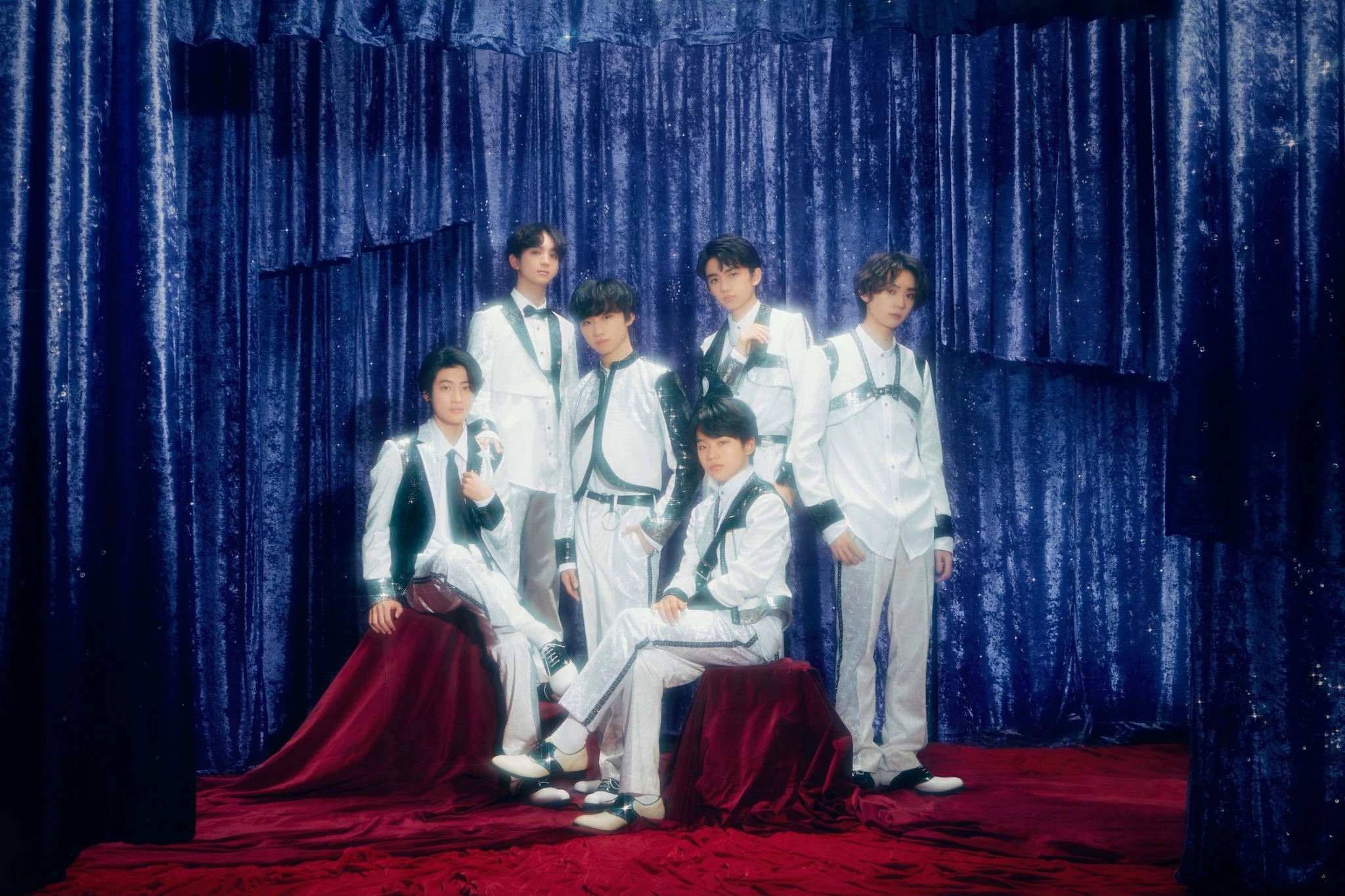 Lienel six-member boy group promotional image