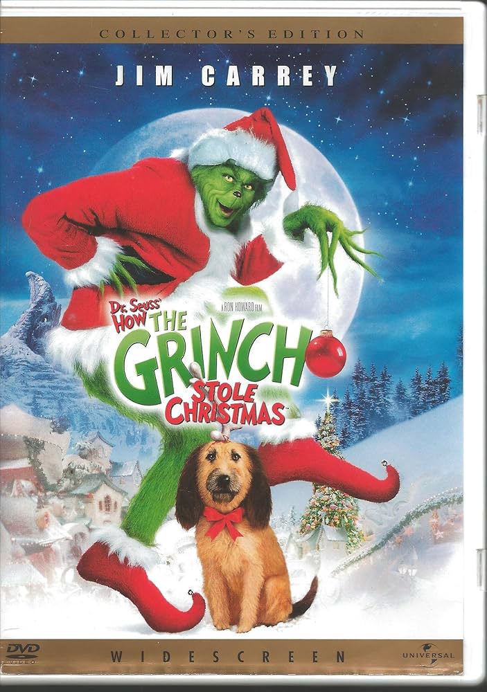 Jim Carrey as the Grinch in the 2000 holiday classic