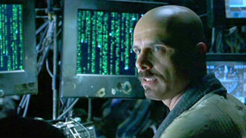 Joe Pantoliano in The Matrix film