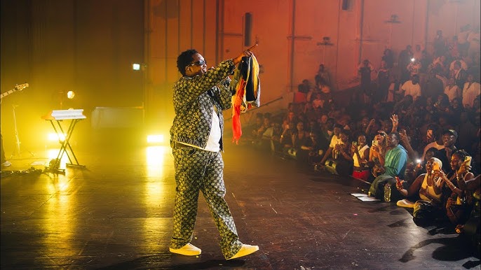 Joshua Baraka performing live on stage