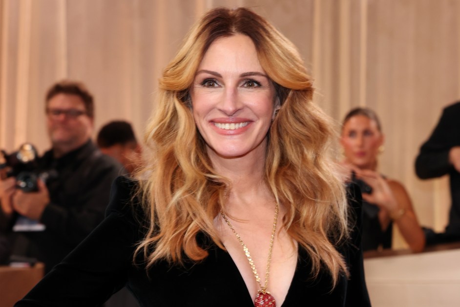 Julia Roberts and Lily Gladstone at the Rise Up Sing Out concert event