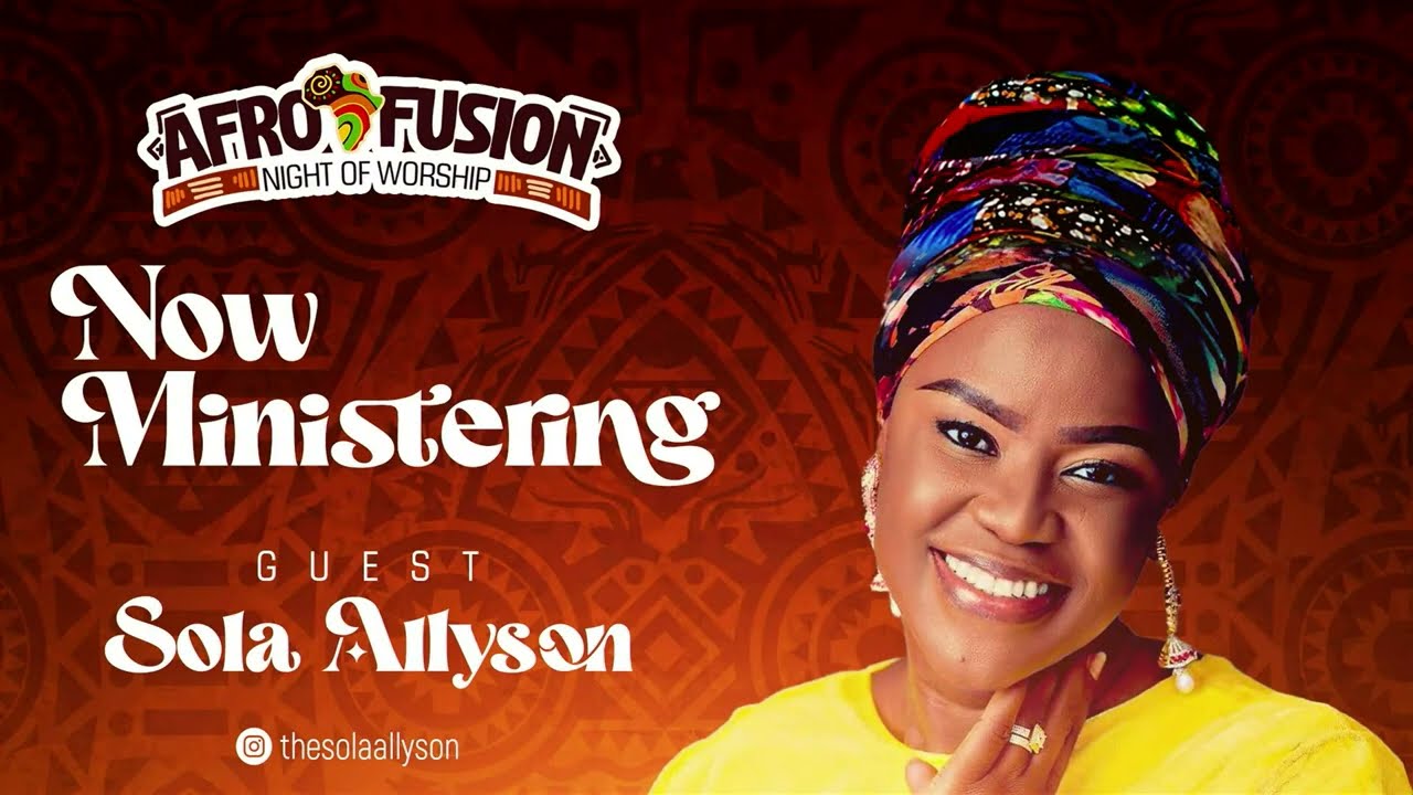 Shola Allyson during a live gospel performance