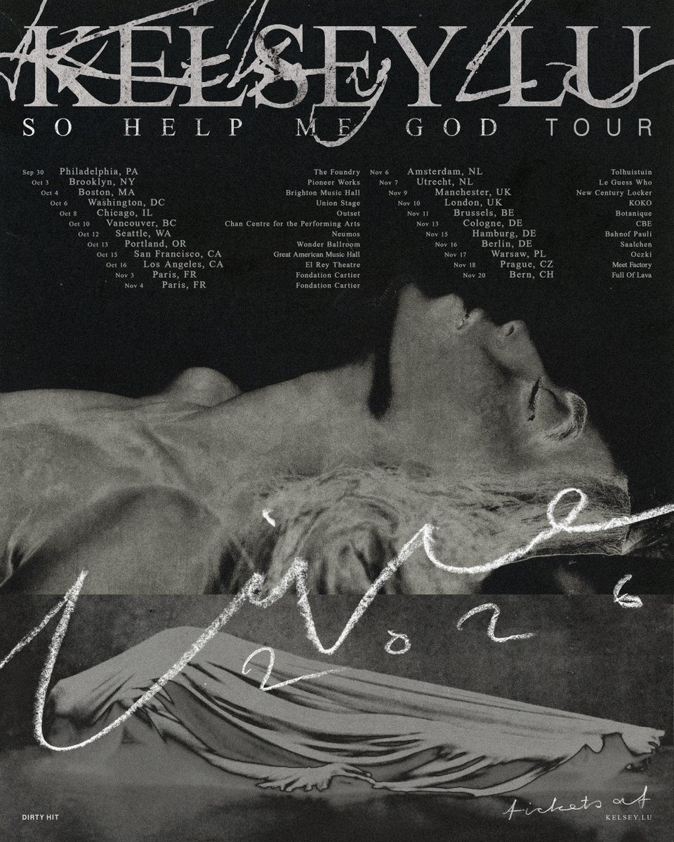 Kelsey Lu promotional image for 2026 tour