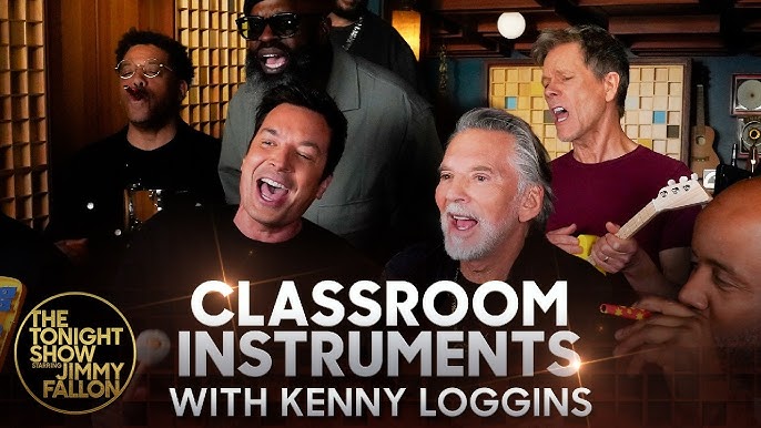 Kenny Loggins performing on The Tonight Show with Jimmy Fallon