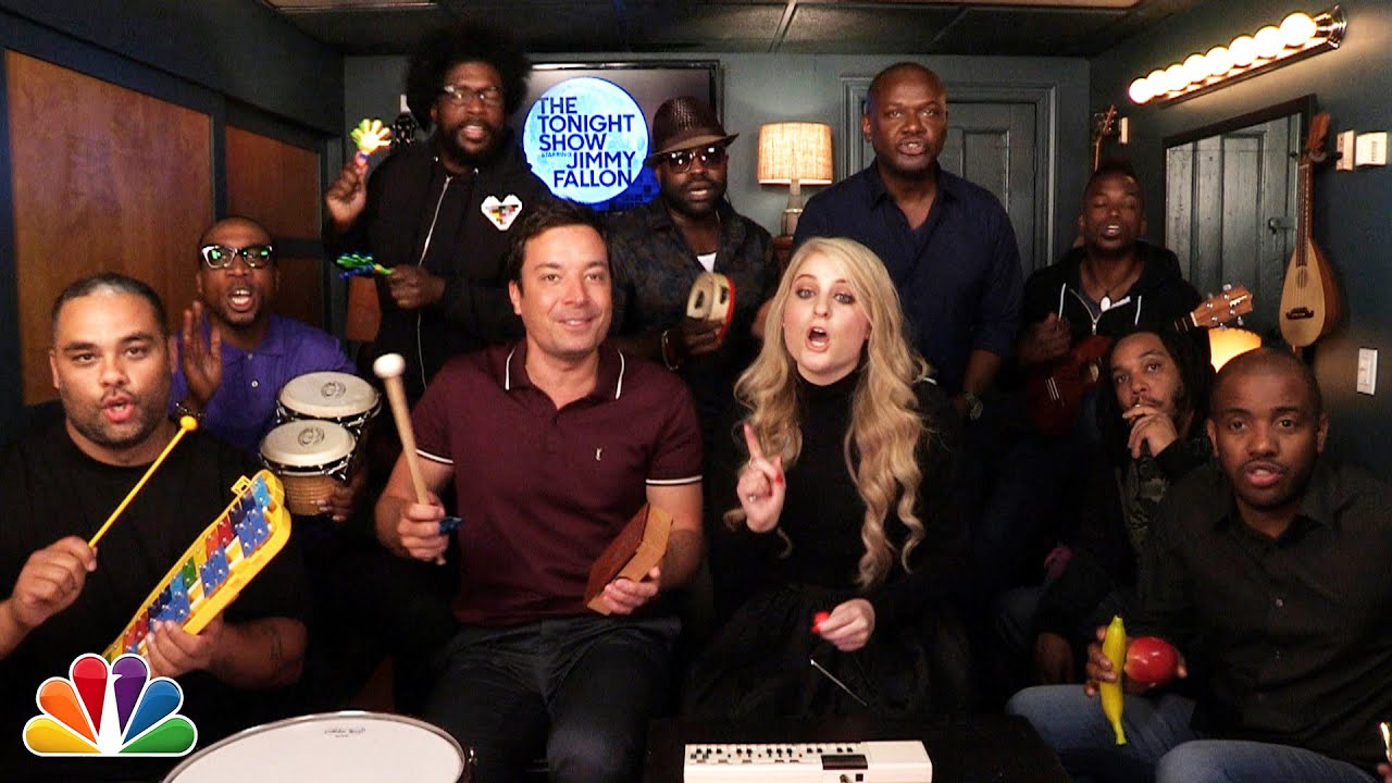 The Tonight Show classroom instruments segment setup