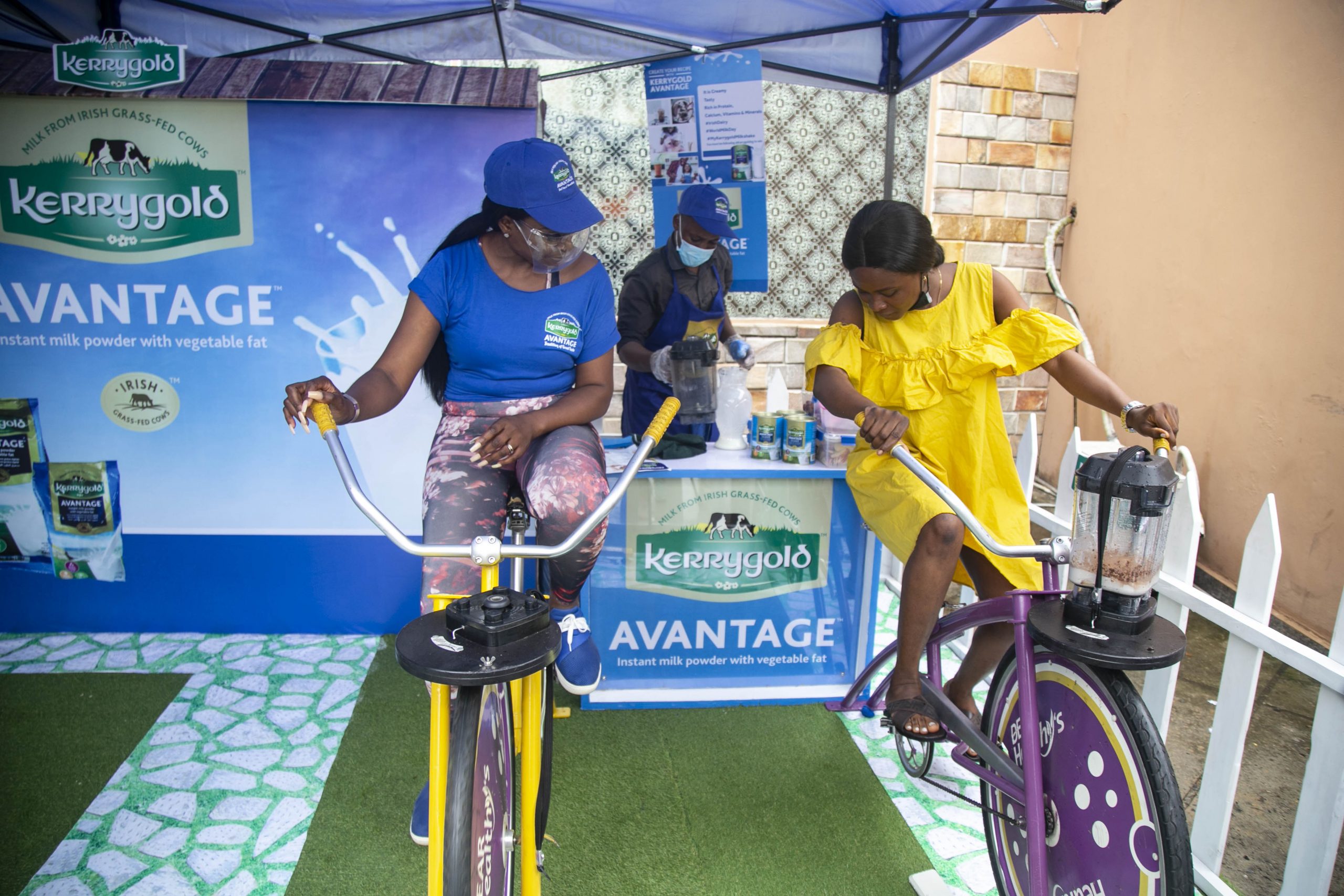 Kerrygold Nigeria brand event setup and activities