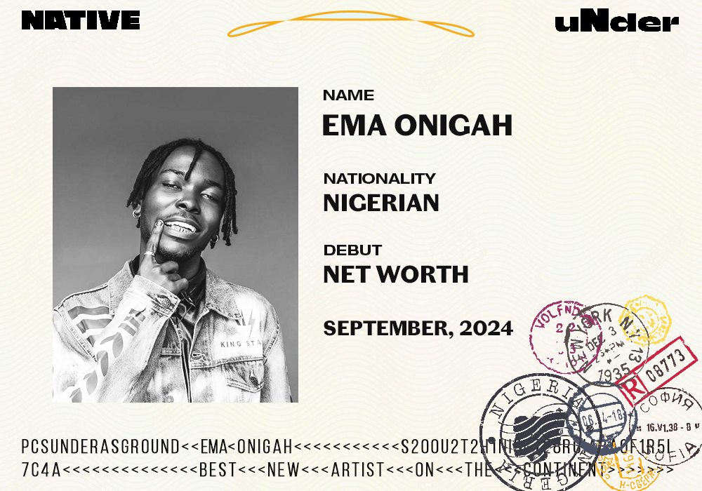 Ema Onigah performing alternative music