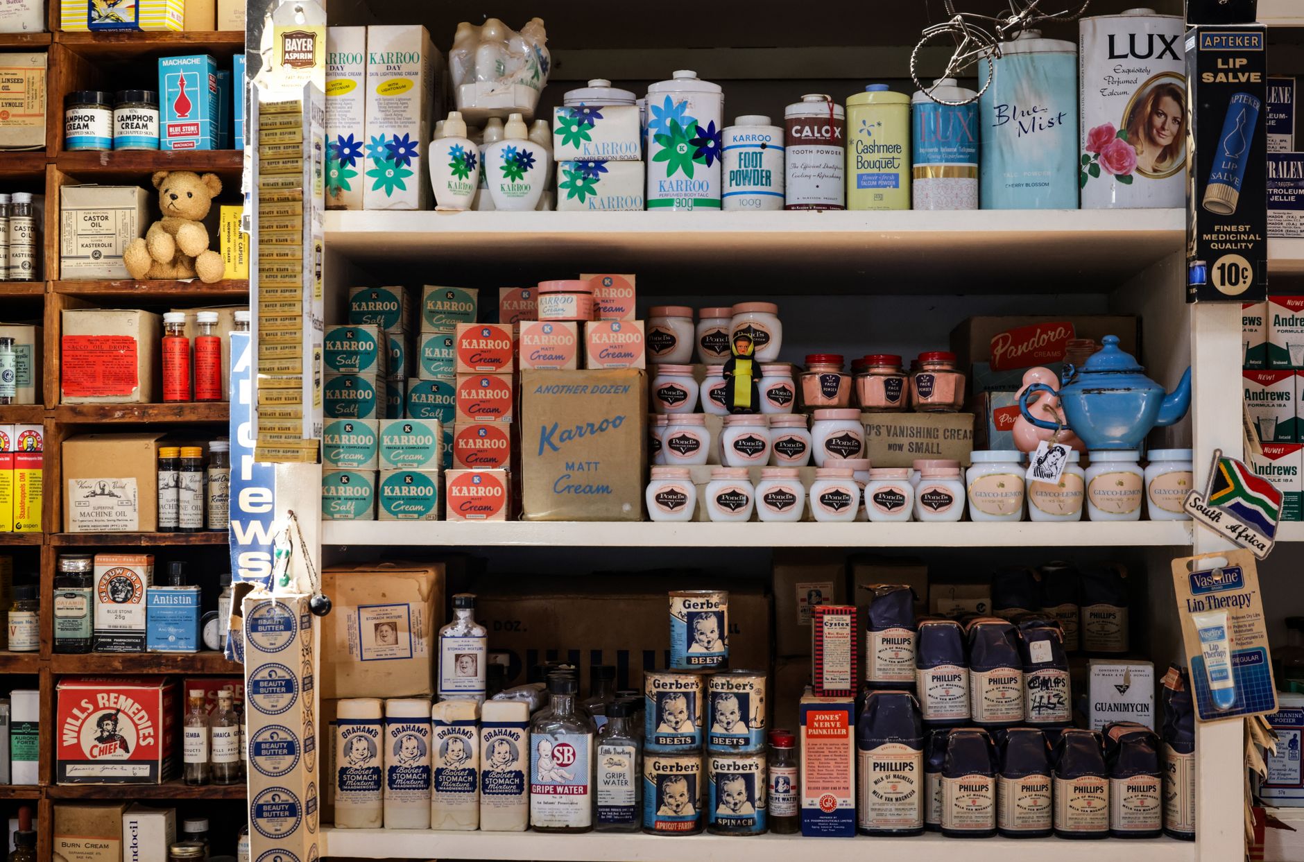 American Riviera Orchard brand lifestyle products display