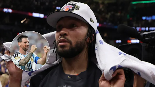 Jalen Brunson, Lionel Messi & - Messi: Still the GOAT, Still Getting His Flowers