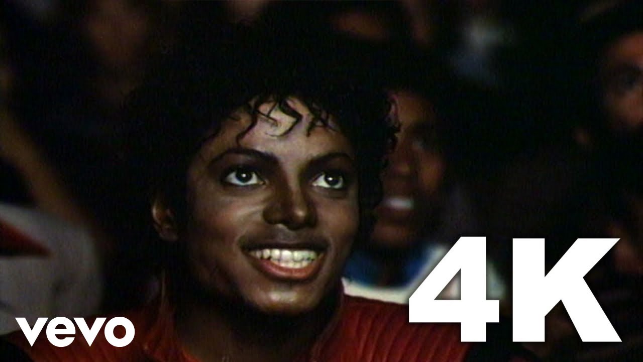 Iconic scene from Michael Jackson's Thriller music video