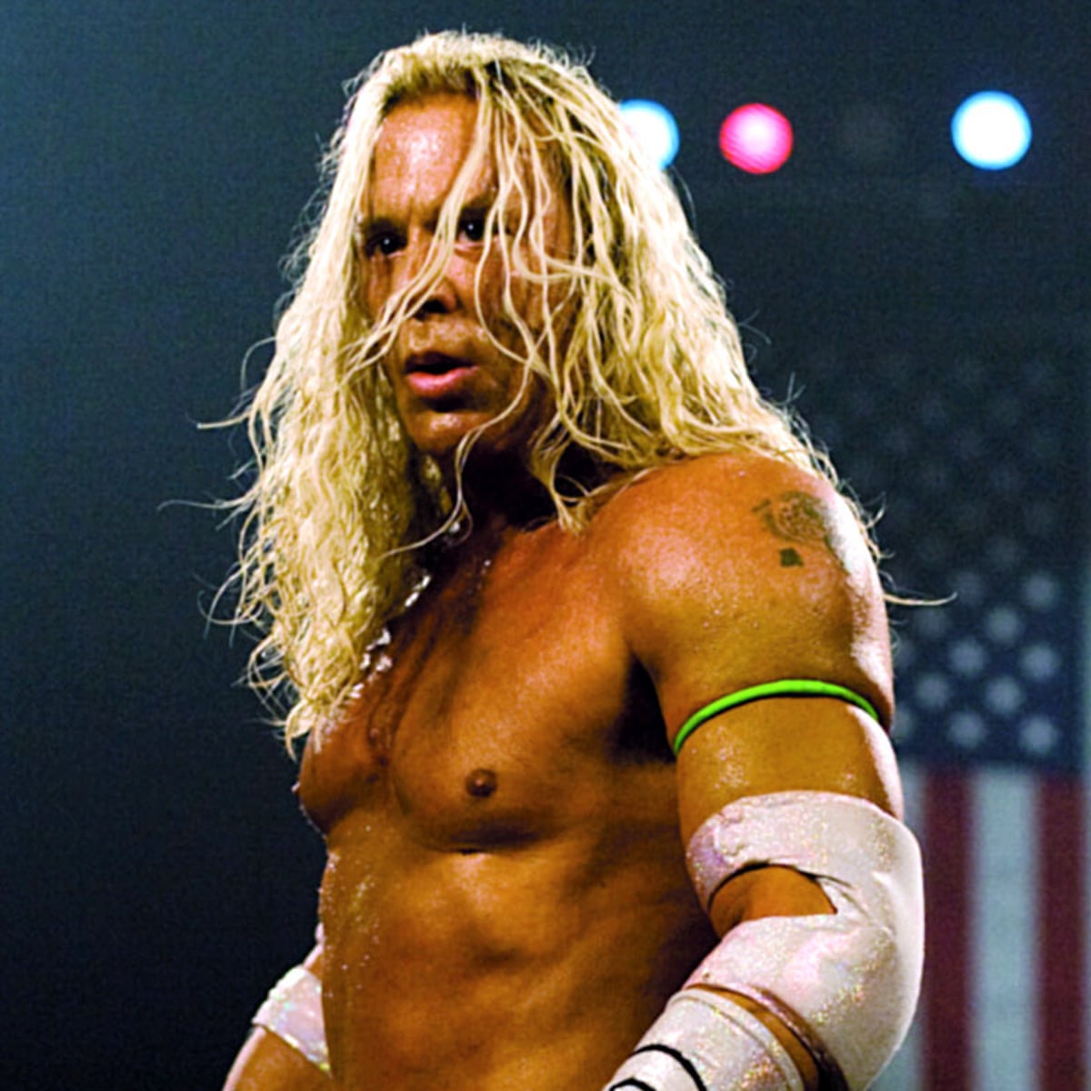 Mickey Rourke in The Wrestler 2008 film