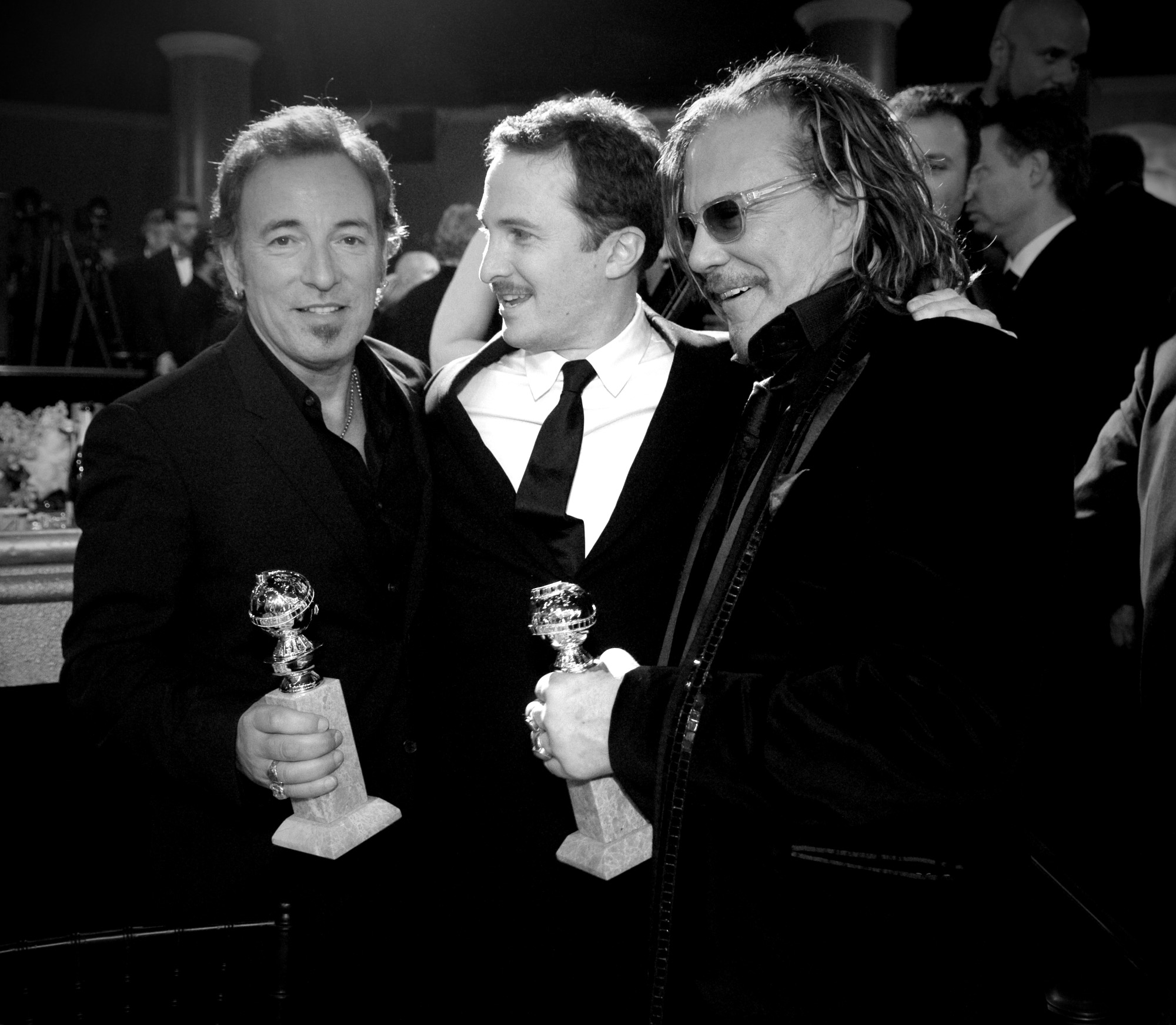 Mickey Rourke at Golden Globe Awards ceremony