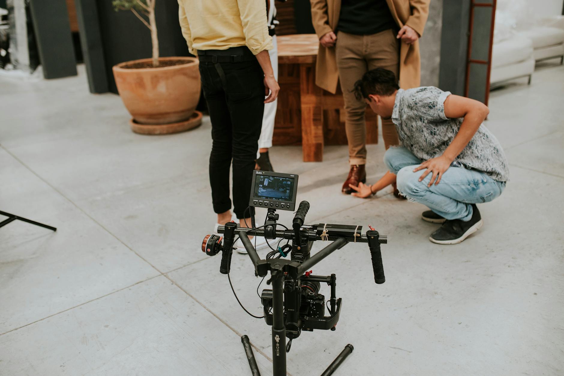 Nollywood movie production behind the scenes