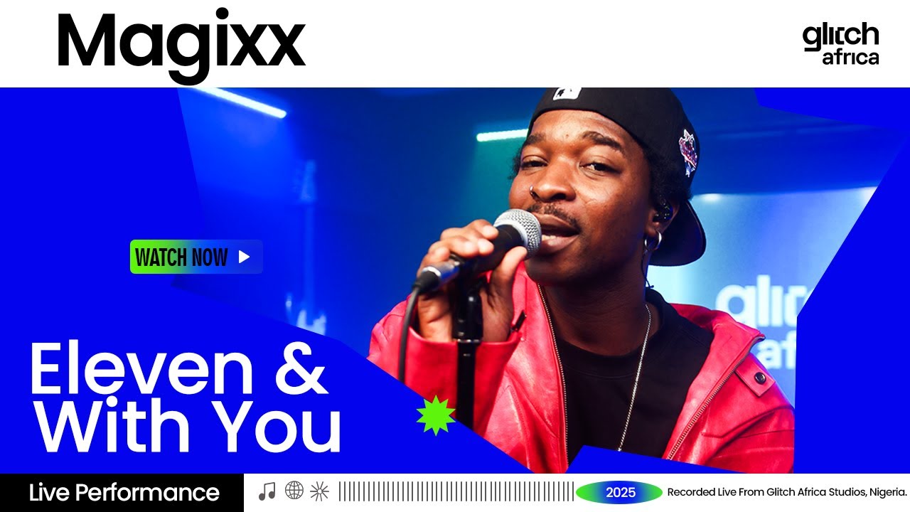 Magixx performing at a live music event in Nigeria