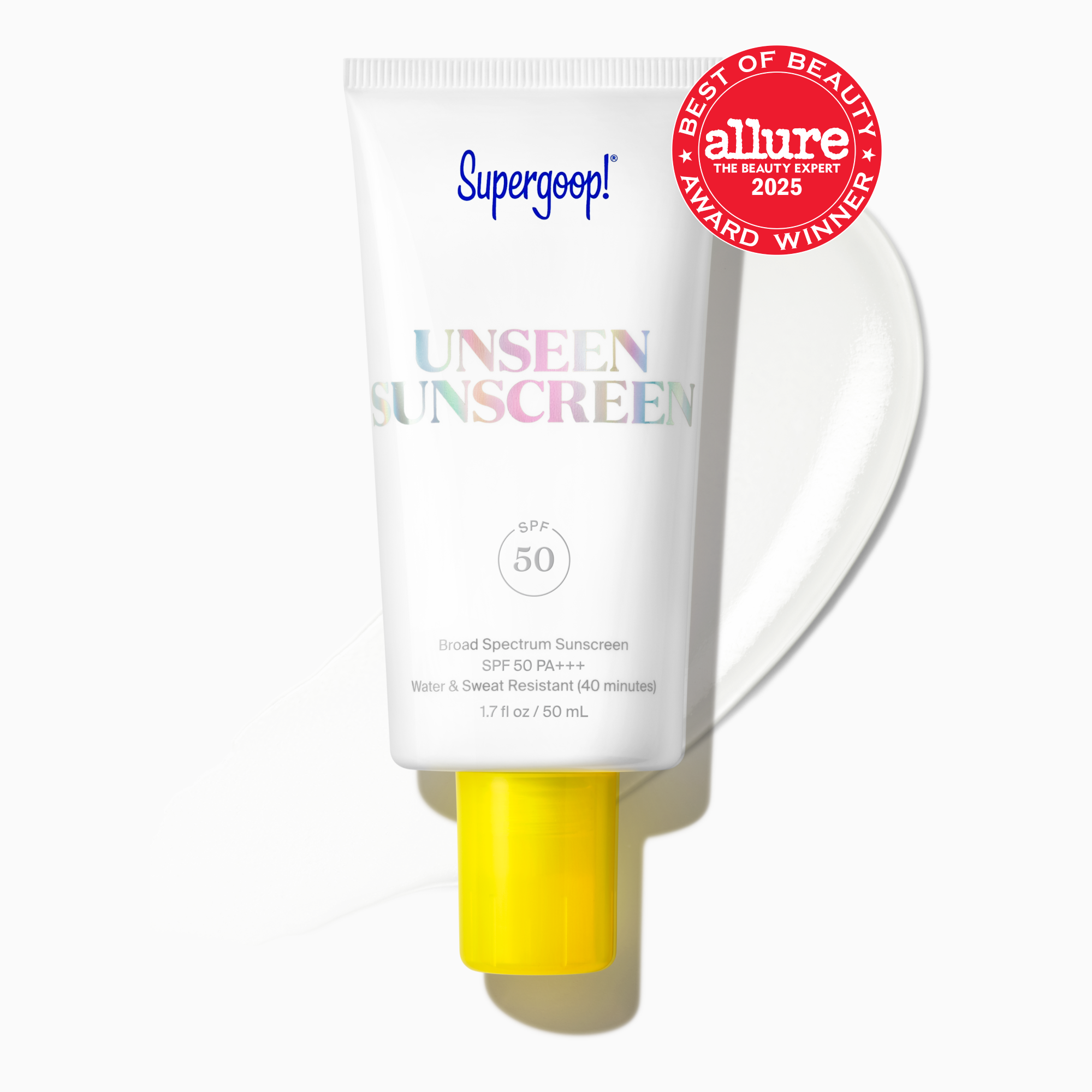Supergoop Unseen Sunscreen SPF 40 product bottle