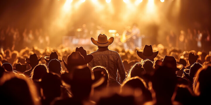 Live country music concert audience and atmosphere