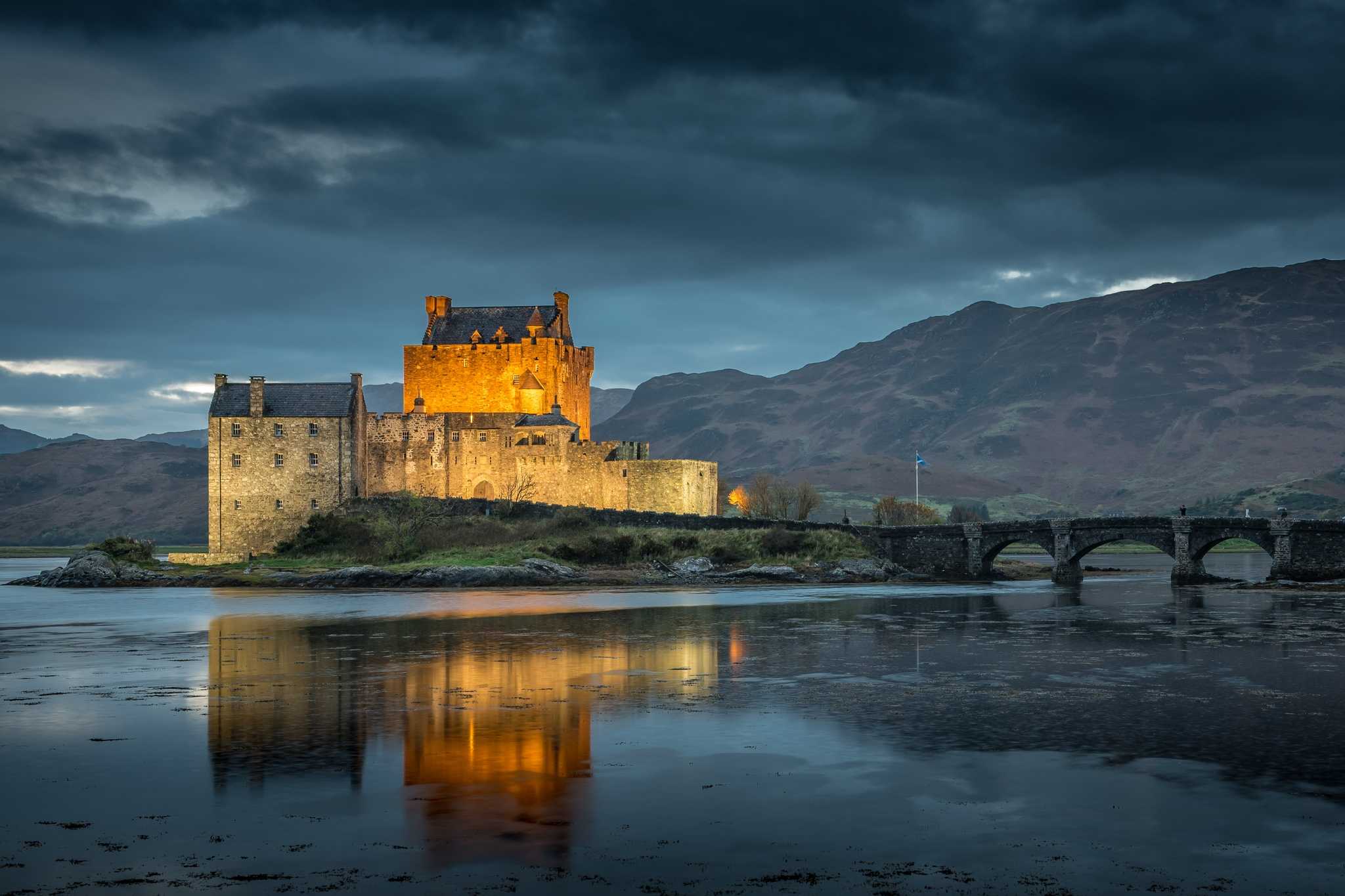Scenic Scottish Highlands backdrop similar to RHOA Season 17 cast trip location