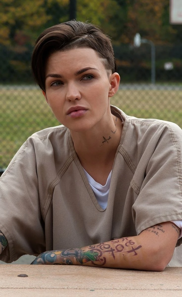 Ruby Rose in her breakout role on Orange is the New Black