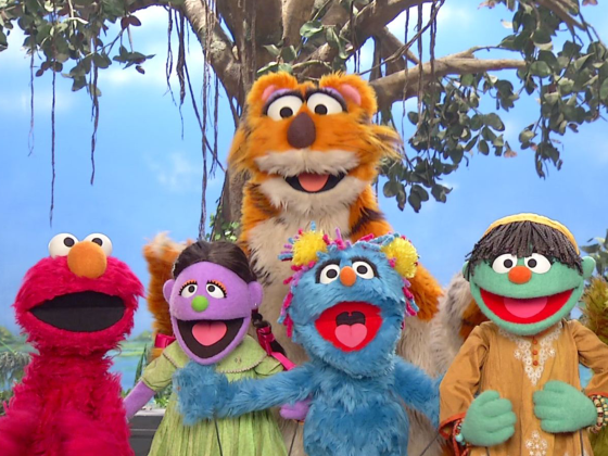 Sesame Street characters from various international adaptations