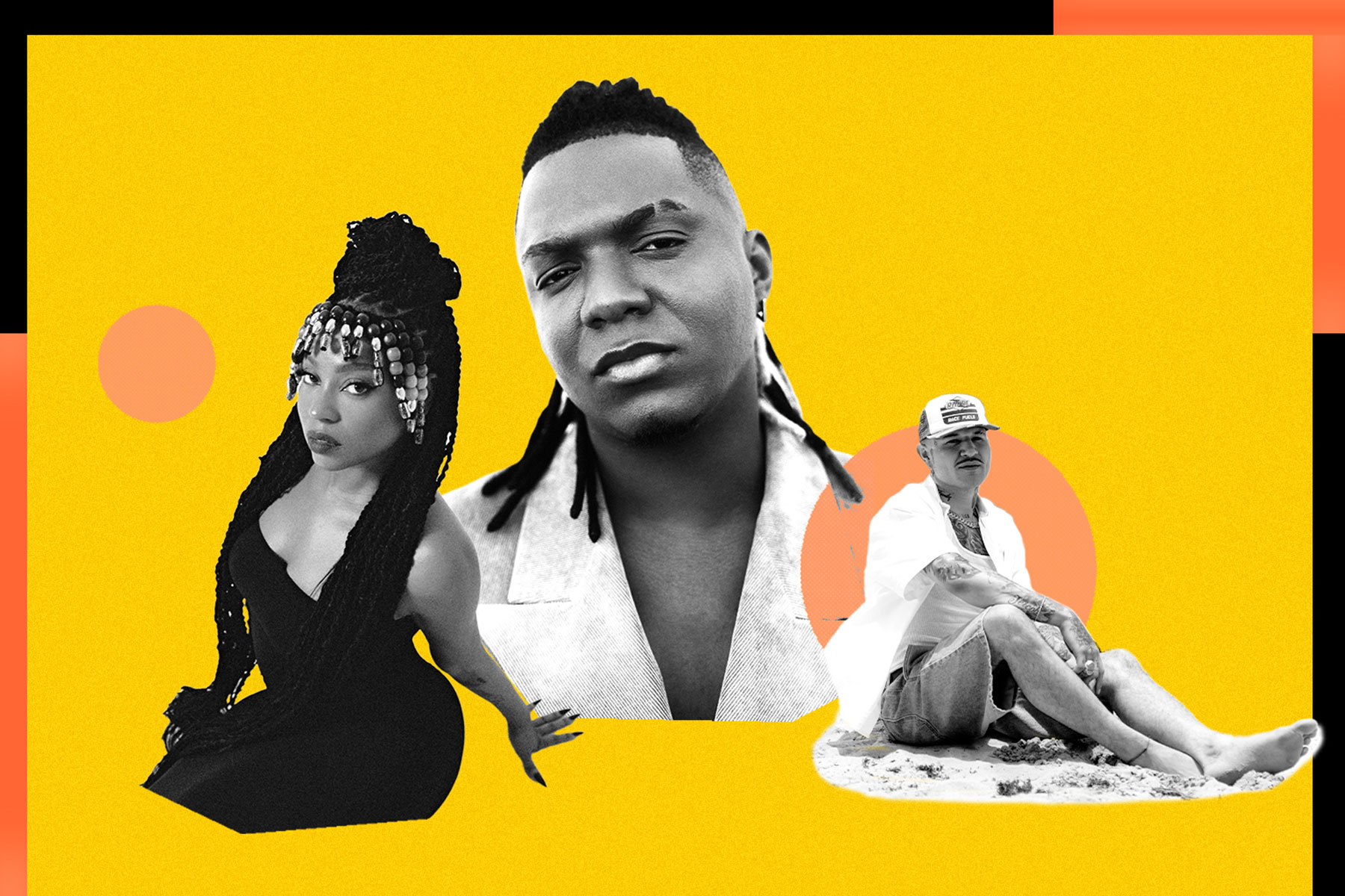 Afrobeats and Latin music artists collaborating in studio