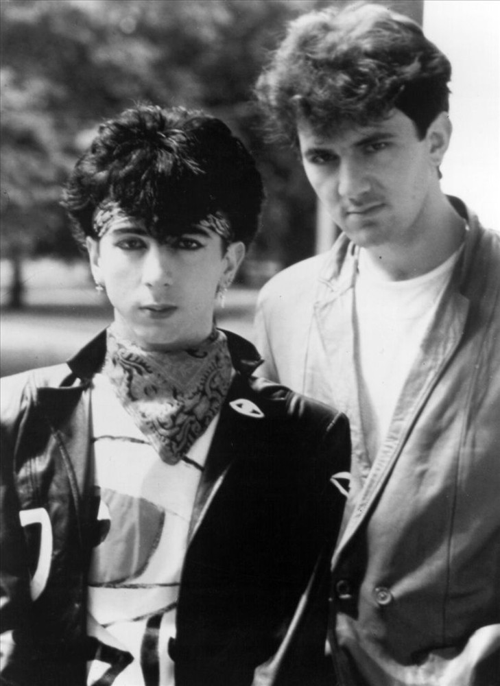 Soft Cell recording in the studio