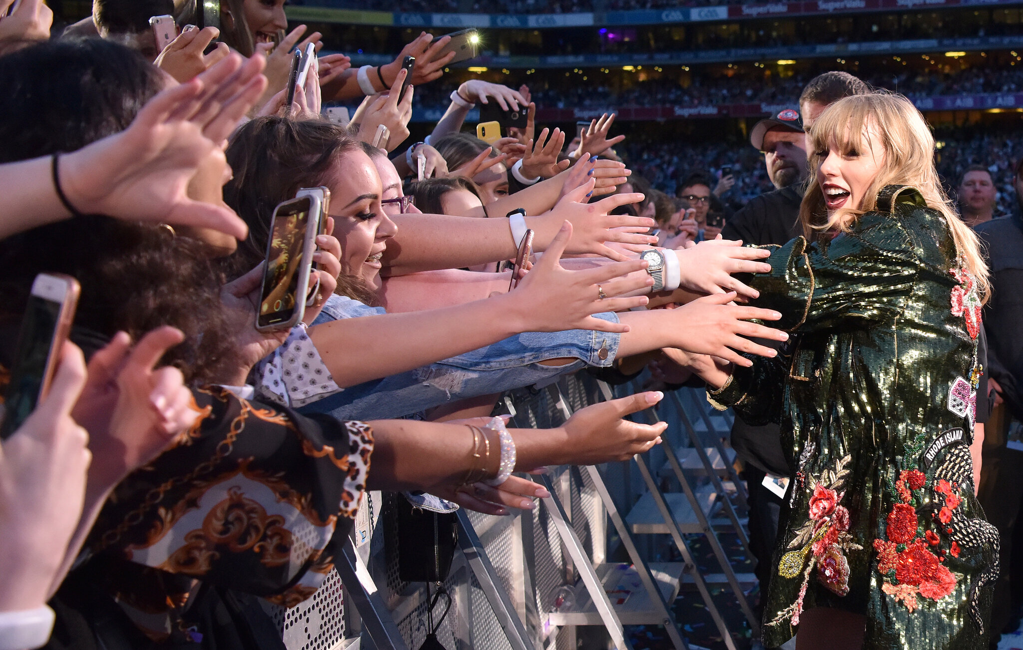 Taylor Swift concert audience fans