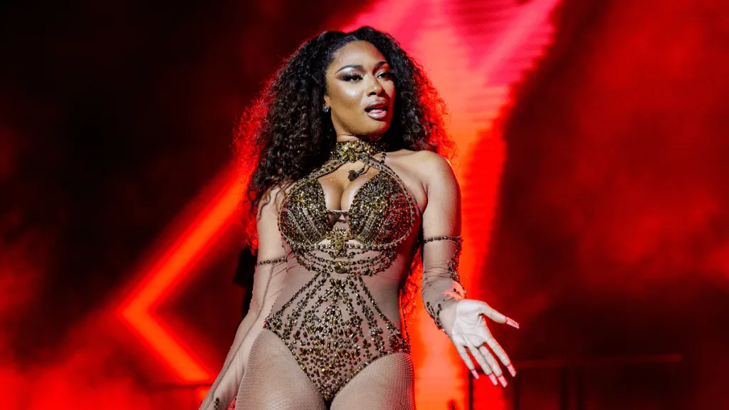 Megan Thee Stallion Storms Love - The Beaded Bodysuit That Stole the Show