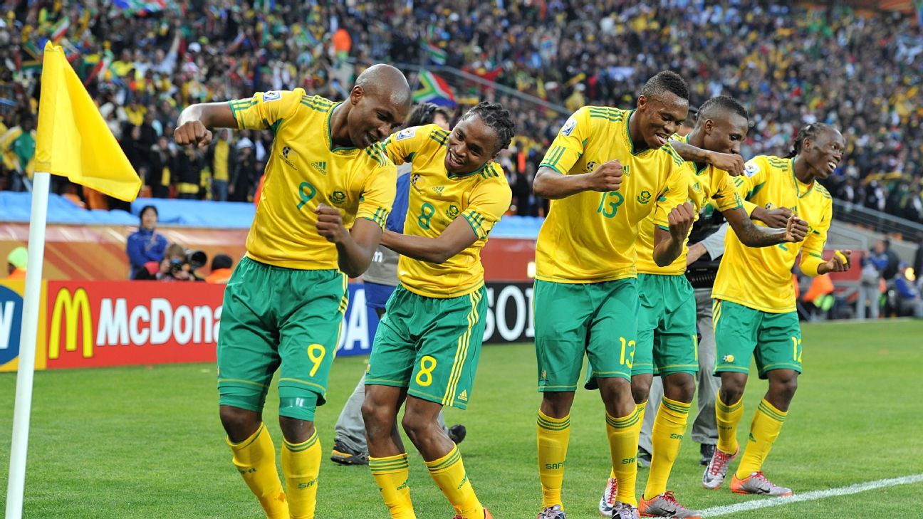 South Africa Bafana Bafana football team - The long road back from 2010