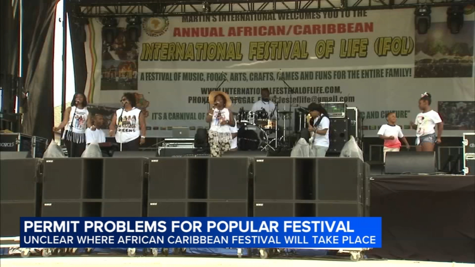 African and Caribbean music festival performance