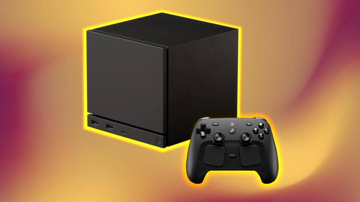 video game console controller - What the Steam Machine actually is, verified