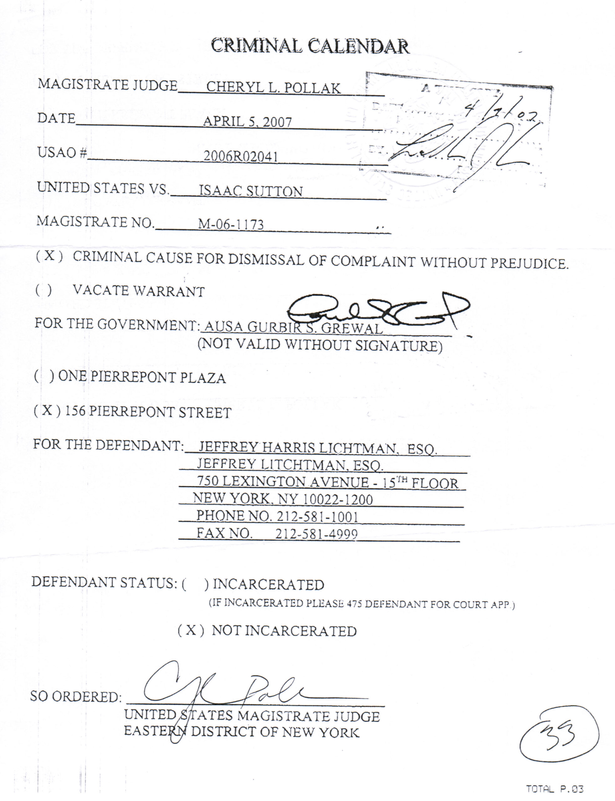Federal Court Dismisses Criminal Charges - What This Means for Music Industry Contracts