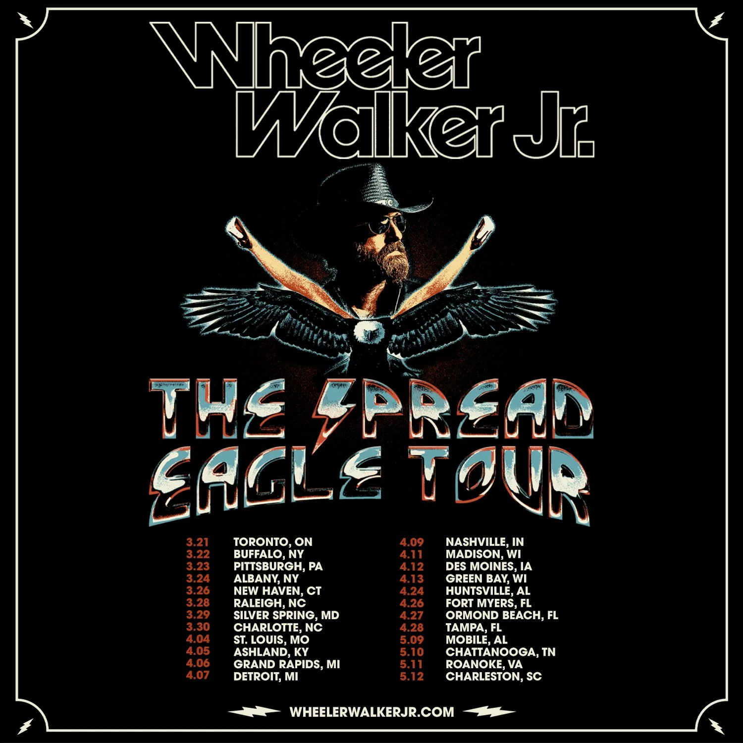 Wheeler Walker Jr concert performance