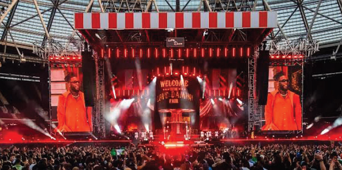 Afrobeats artist stage performance - When Best International Act Went Global
